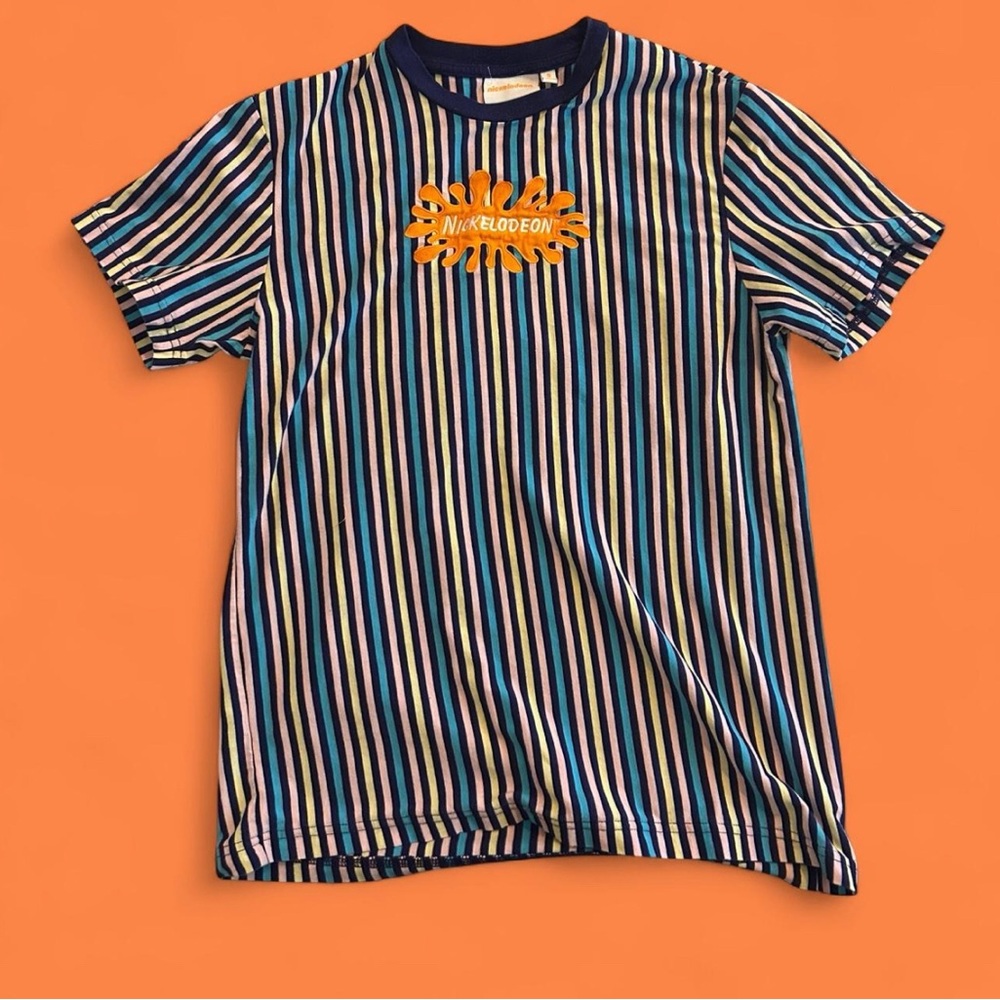 Nickelodeon Blue and Pink Short Sleeve Tee